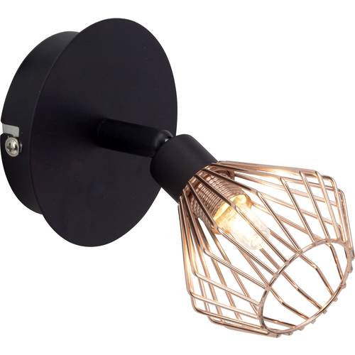 Thumbnail - Brilliant Dalma 21010/76 Wandstrahler G9 33 W Halogen Schwarz, Kupfer