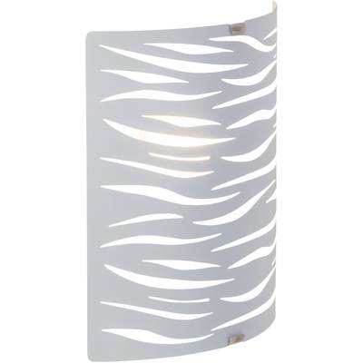 Brilliant Zebra 94425/05 Wandleuchte E14  40 W LED Weiß