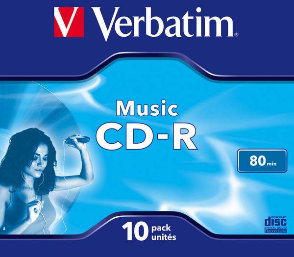 Verbatim 43365 CD-R Rohling  10 St. Jewelcase
