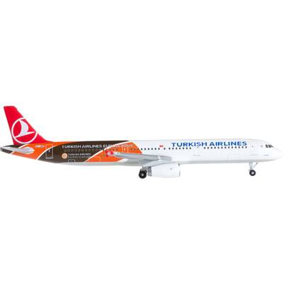 Herpa 1/500 Turkish Airlines Airbus A321 "Euroleague" Luftfahrzeug 1:500 526876
