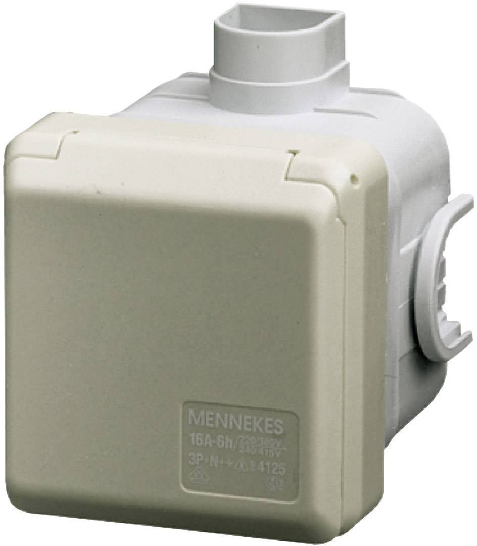 MENNEKES ELEKTROTECHNIK Mennekes 32A5P 6H400V UP-Dose Cepex 4130 ** IP44 mit Dose perlweiss