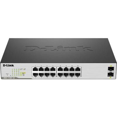 D-Link DGS-1100-18 Netzwerk Switch  16 + 2 Port 1 GBit/s  