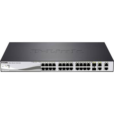 D-Link DES-1210-28P DES-1210-28P 19 Zoll Netzwerk-Switch 26 + 2 Port 100 MBit/s PoE-Funktion-0