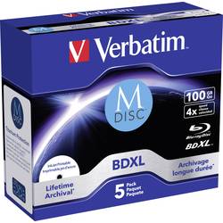 Image of Verbatim 43834 M-DISC Blu-ray Rohling 100 GB 1 St. Jewelcase Bedruckbar