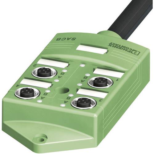 Thumbnail - Phoenix Contact SACB-4/ 4-L- 5,0PUR SCO 1517084 Sensor/Aktorbox passiv M12-Verteiler mit Metallgewinde 1 St.