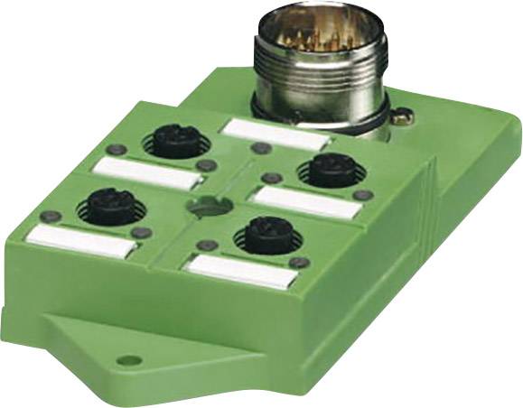 Phoenix Contact SACB-4/ 4-L-M23 1692404 Sensor/Aktorbox passiv M12-Verteiler mit Kunststoffgewinde 1 St.