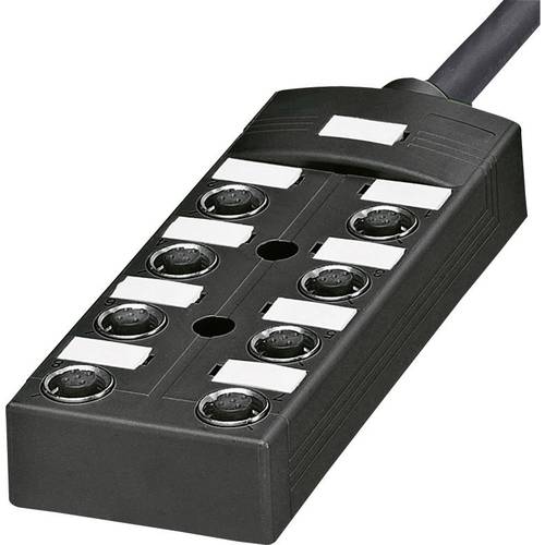 Thumbnail - Phoenix Contact SACB-8/16-10,0PUR OD 1457377 Sensor/Aktorbox passiv M12-Verteiler mit Metallgewinde 1 St.