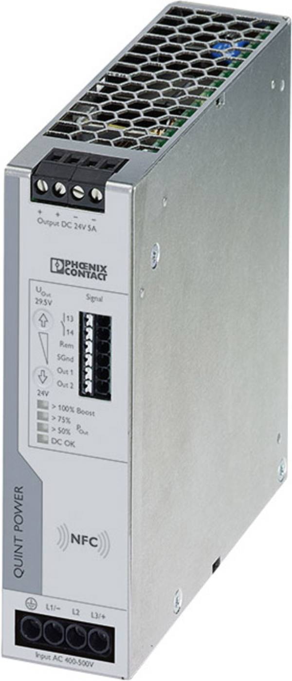 Phoenix Contact 2904620 Hutschienen-Netzteil (DIN-Rail) 24 V/DC 5 A Anzahl Ausgänge:3 x Inhalt 1 St.
