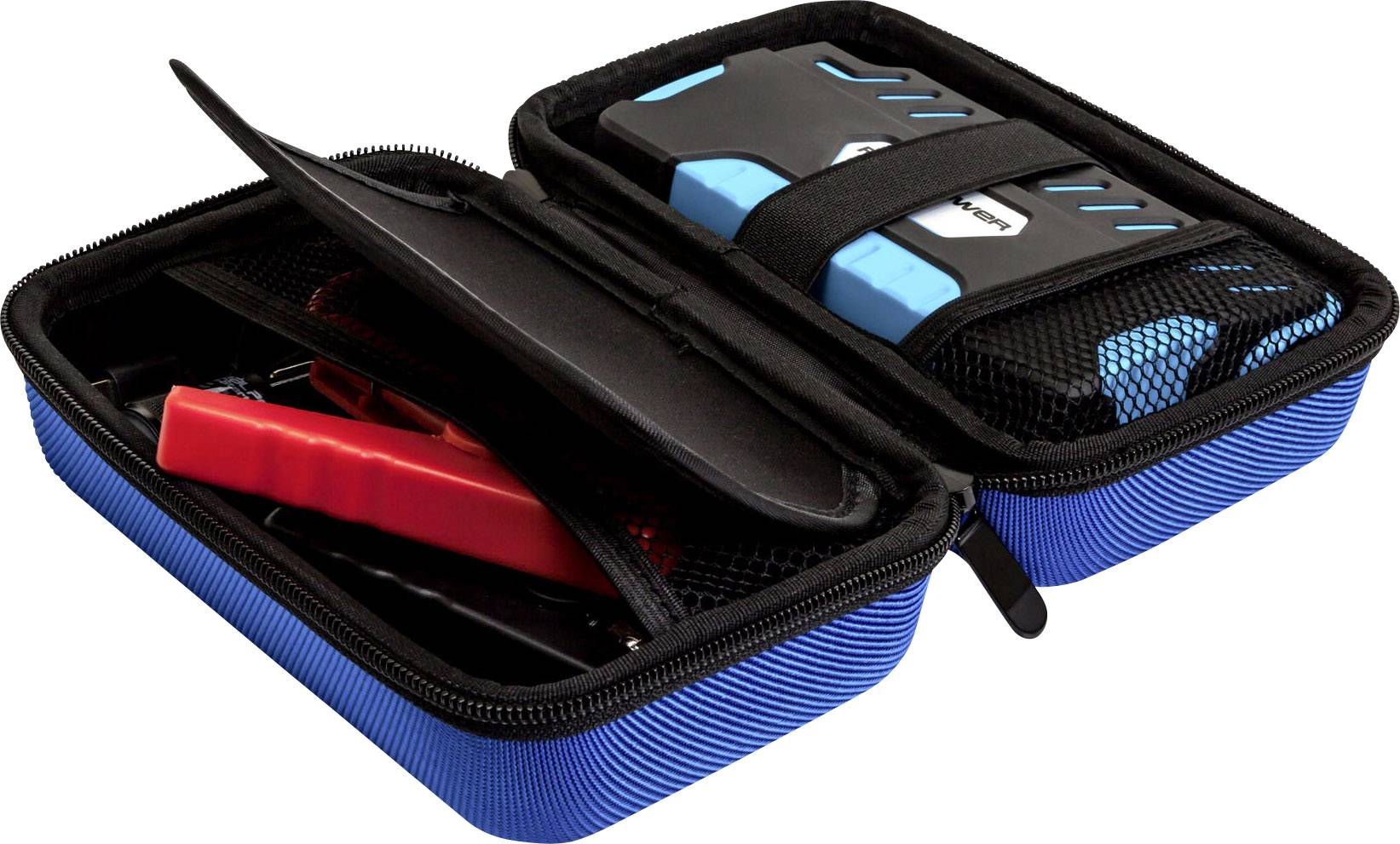 RealPower PB-Starter 2 Powerbank 12000 mAh LiPo Schwarz, Blau-2