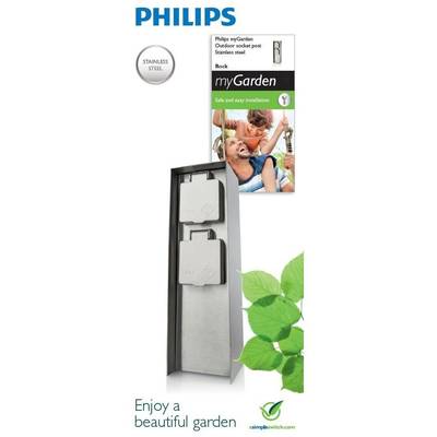 Philips 171084716 Gartensteckdose 2fach Edelstahl kaufen