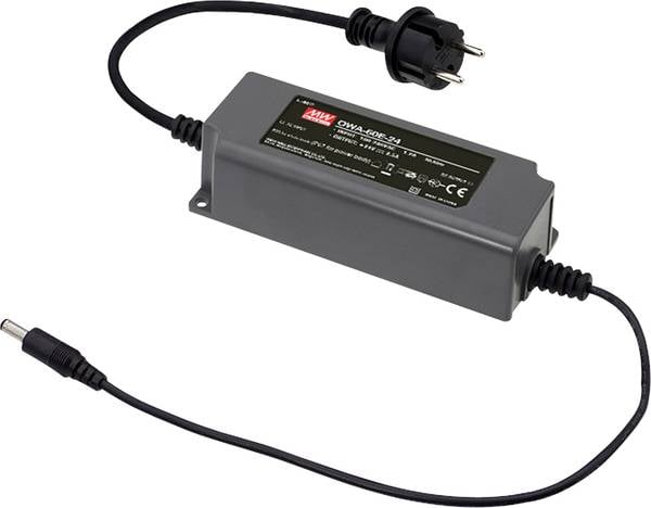 MEAN WELL OWA-60E-24 Tischnetzteil, Festspannung 24 V/DC 2.5 A 60 W