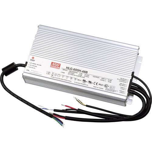 MEAN WELL HLG-600H-54B LED-Treiber, LED-Trafo Konstantspannung, Konstantstrom 604 W 11.2 A 27 - 54 V/DC dimmbar, PFC-Sch...