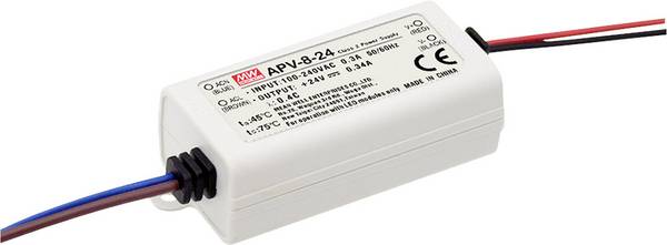 MEAN WELL APV-8-5 LED-Trafo Konstantspannung 7 W 0 - 1.4 A 5 V/DC nicht dimmbar, Überlastschutz 1 St.