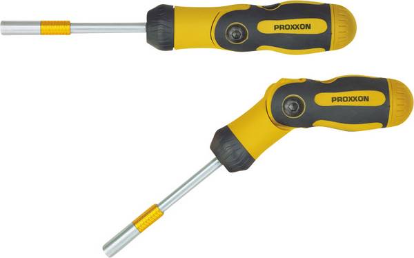 Proxxon Industrial Proxxon Cacciaviti a cricco orientabile 1/4" Werkstatt Bit-Ratschen-Schraubendreher