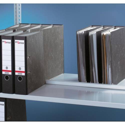 META Regalbau 74643 Aktenregal-Anbaumodul (B x H x T) 752 x 2200 x 600 mm Stahl verzinkt Verzinkt Metallboden