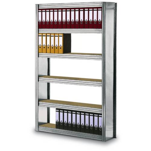 Regalwerk B3-52216-60 Aktenregal-Grundmodul (B x H x T) 1751 x 2500 x 626 mm Stahl verzinkt Verzinkt Holzboden