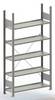 META Regalbau 177998 Aktenregal-Grundmodul (B x H x T) 1056 x 1850 x 336 mm Stahl verzinkt Verzinkt Metallboden