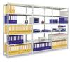 Manorga SA ZC21306NSTG Aktenregal-Anbaumodul (B x H x T) 1030 x 2000 x 300 mm Stahl pulverbeschichtet Lichtgrau Metallboden