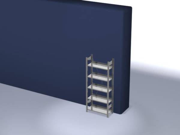 Orion Regalsysteme HZG17307EX Aktenregal-Grundmodul (B x H x T) 7810 x 1750 x 335 mm Stahl verzinkt Verzinkt Metallboden