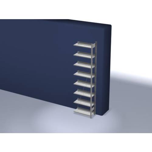 Orion Regalsysteme HZA27307EX Aktenregal-Anbaumodul (B x H x T) 760 x 2700 x 335 mm Stahl verzinkt Verzinkt Metallboden