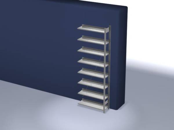 Orion Regalsysteme HZA27310EX Aktenregal-Anbaumodul (B x H x T) 1010 x 2700 x 335 mm Stahl verzinkt Verzinkt Metallboden