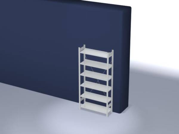 Orion Regalsysteme HKG20310EX Aktenregal-Grundmodul (B x H x T) 1060 x 2000 x 335 mm Stahl kunststoffbeschichtet Lichtgr...