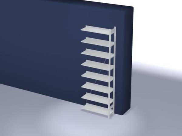 Orion Regalsysteme HKA27310EX Aktenregal-Anbaumodul (B x H x T) 1010 x 2700 x 335 mm Stahl kunststoffbeschichtet Lichtgr...