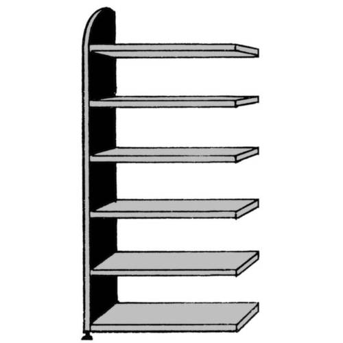 Kerkmann 9713 Aktenregal-Anbaumodul (B x H x T) 1020 x 2250 x 325 mm Stahl, Holz lackiert, pulverbeschichtet Weiß Metall...