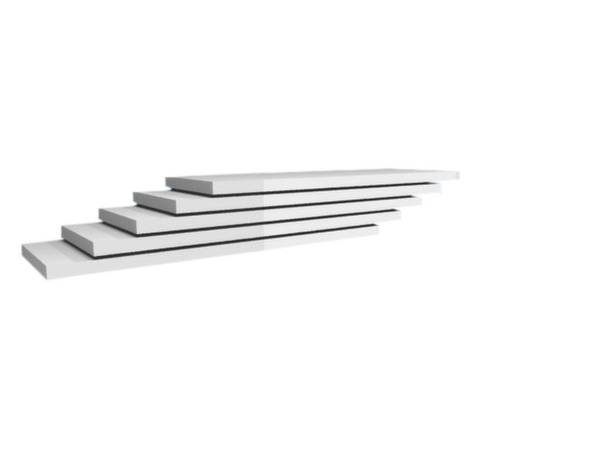 Orion Regalsysteme K13040L/VE Fachboden (B x T) 1300 mm x 400 mm Stahl verzinkt, kunststoffbeschichtet Lichtgrau Metallboden 5 St.