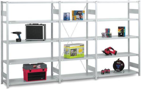 Orion Regalsysteme HZG20513XS Fachbodenregal-Grundmodul 330 kg (B x H x T) 1.36 x 2 x 53.5 m Stahl verzinkt Verzinkt Metallboden