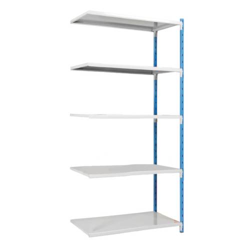 Manorga SA ZC21605NSTB Fachbodenregal-Anbaumodul 125 kg (B x H x T) 980 x 2000 x 610 mm Stahl pulverbeschichtet Himmelbl...
