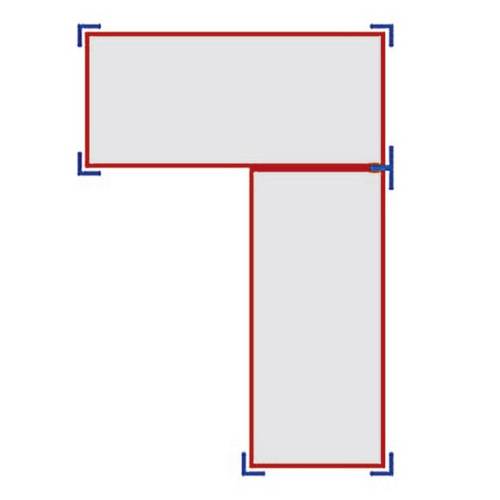 BRB Lagertechnik 48551 Fachboden-Eckregal 265 kg (B x H x T) 910 x 1800 x 600 mm Stahl verzinkt Verzinkt Holzboden