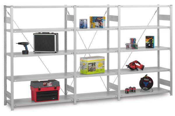 Orion Regalsysteme HKB200336XL Fachbodenregal-Komplettregal 150 kg (B x H x T) 3680 x 2000 x 335 mm Stahl kunststoffbesc...