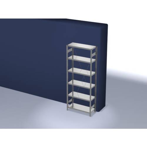 Orion Regalsysteme HZG25410XM Fachbodenregal-Grundmodul 225 kg (B x H x T) 1060 x 2500 x 435 mm Stahl verzinkt Verzinkt ...