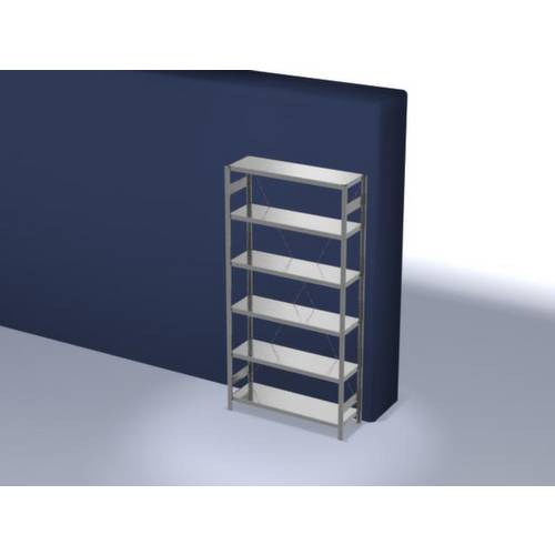 Orion Regalsysteme HZG25413XM Fachbodenregal-Grundmodul 215 kg (B x H x T) 1360 x 2500 x 435 mm Stahl verzinkt Verzinkt ...