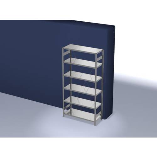 Thumbnail - Orion Regalsysteme HZG25513XM Fachbodenregal-Grundmodul 230 kg (B x H x T) 1360 x 2500 x 535 mm Stahl verzinkt Verzinkt ...