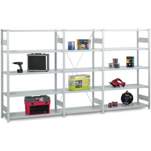 Orion Regalsysteme HKA30313XS Fachbodenregal-Anbaumodul 300 kg (B x H x T) 1310 x 3000 x 335 mm Stahl kunststoffbeschich...