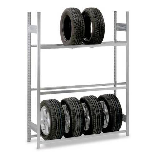 Orion Regalsysteme HZG20415AR Reifenregal-Grundmodul 150 kg (B x H x T) 1560 x 2000 x 435 mm Stahl verzinkt Verzinkt off...