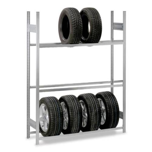 Thumbnail - Orion Regalsysteme HZA25410AR Reifenregal-Anbaumodul 150 kg (B x H x T) 1010 x 2500 x 435 mm Stahl verzinkt Verzinkt off...