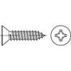 TOOLCRAFT 1068227 Senkblechschrauben 2.9 mm 19 mm Kreuzschlitz Phillips DIN 7982 Edelstahl A2 1000 St.