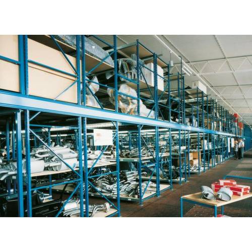 META Regalbau 51291 Weitspannregal-Anbaumodul (B x H x T) 1851 x 2500 x 800 mm Stahl verzinkt Verzinkt Stahlpaneele