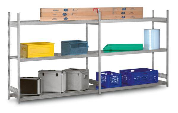 Orion Regalsysteme GZB200440B Weitspannregal-Komplettregal (B x H x T) 4090 x 2000 x 435 mm Stahl verzinkt Verzinkt Meta...