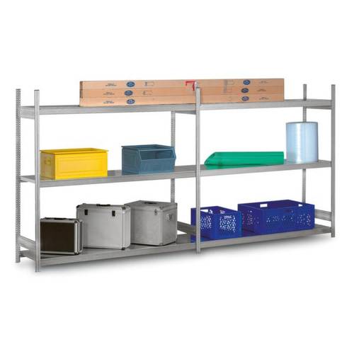 Orion Regalsysteme GZB200440B Weitspannregal-Komplettregal (B x H x T) 4090 x 2000 x 435 mm Stahl verzinkt Verzinkt Meta...