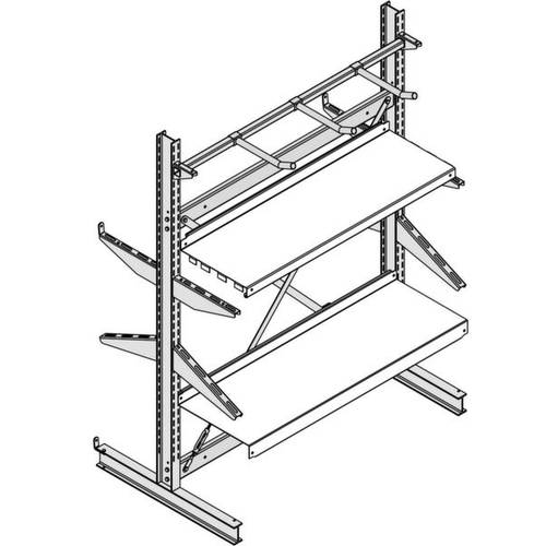 BITO Lagertechnik 29.438 Fachboden (B x T) 1056 mm x 600 mm Stahl verzinkt Verzinkt Metallboden 1 St.