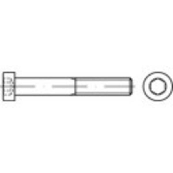 TOOLCRAFT 1068368 Zylinderschrauben M5 10 mm Innensechskant DIN 7984 Edelstahl A2 100 St.