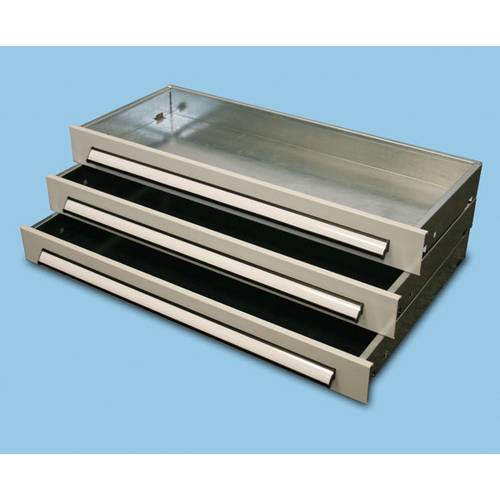 META Regalbau 97275 Fachbodenregal (B x H x T) 1000 x 200 x 500 mm Lichtgrau (RAL 7035) 1 St.