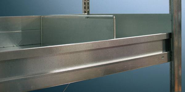 META Regalbau 97148 Fachbodenregal (B x H) 1300 mm x 75 mm Stahl Verzinkt 1 St.