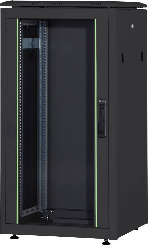 Digitus DN-19 42U-6/10-B-1 19 Zoll Netzwerkschrank (B x H x T) 600 x 2053 x 1000 mm 42 HE Schwarz (RAL 9005)