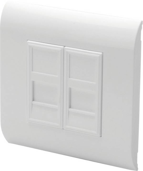 Digitus DN-93802 Keystone-Halterung 2-fach Weiß
