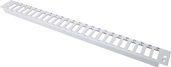 24x SC Duplex Frontblende für Glasfaser Spleißbox, 1HE